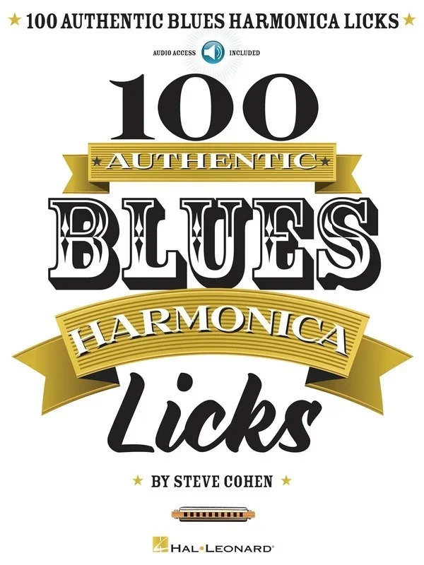100 Authentic Blues Harmonica Licks Book/Online Audio (Softcover Book/Online Audio)