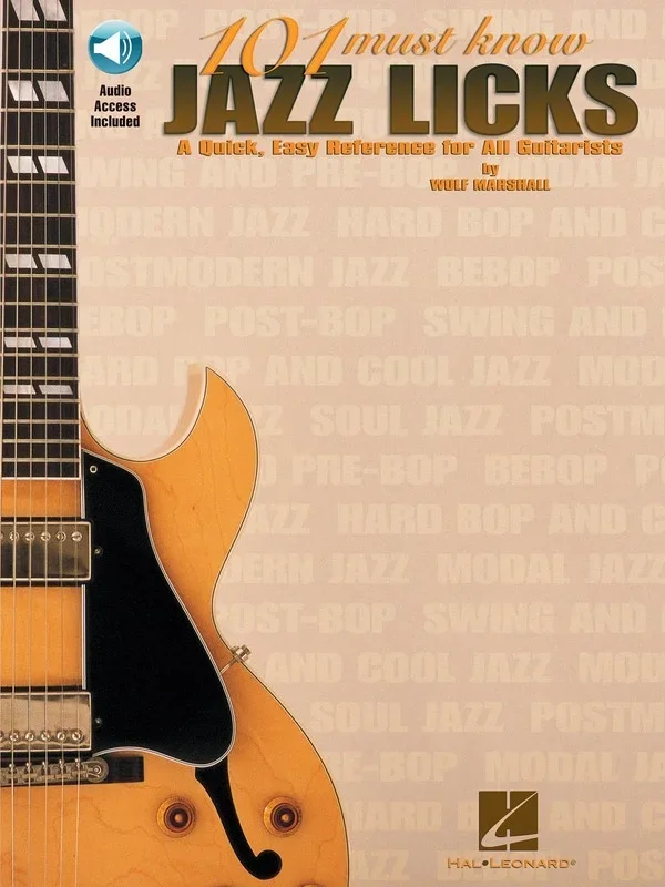 101 Must Know Jazz Licks For Guitar Book/Online Audio (Softcover Book/Online Audio)