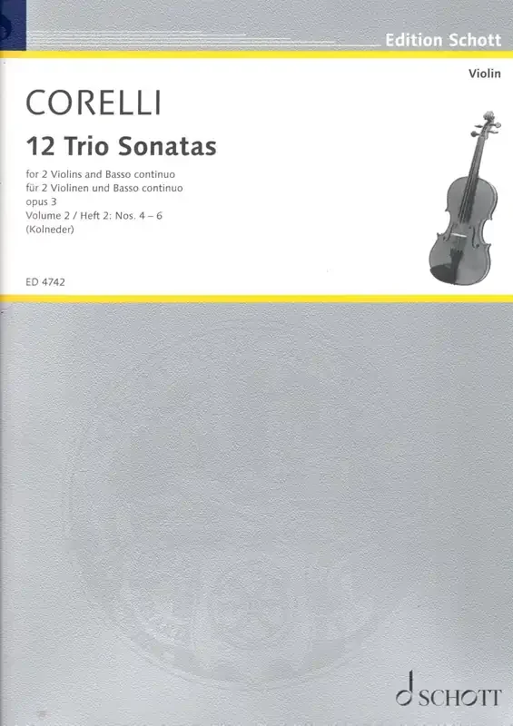 12 Trio Sonatas Corelli, Vol.2