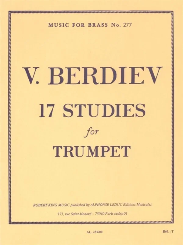 17 Studies For Trumpet Solo (Softcover Book)