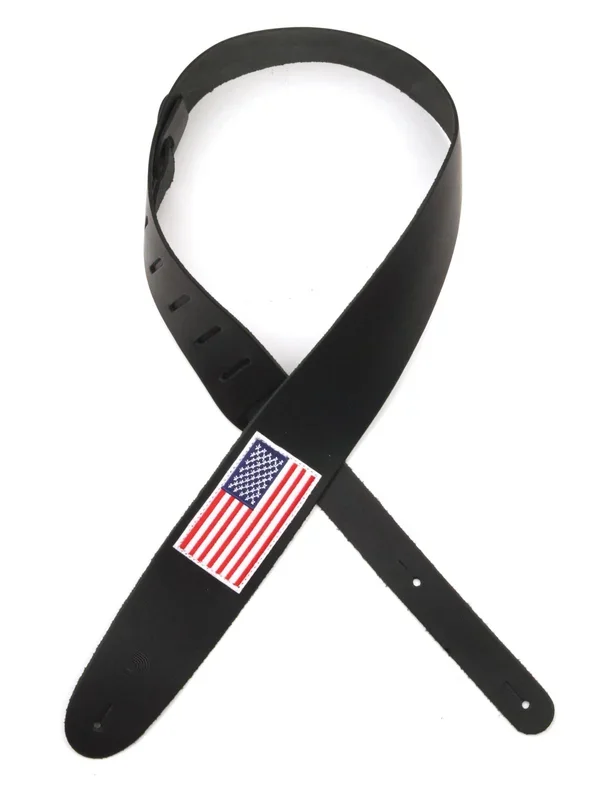 2.5 Inch Leather with American Flag Patch