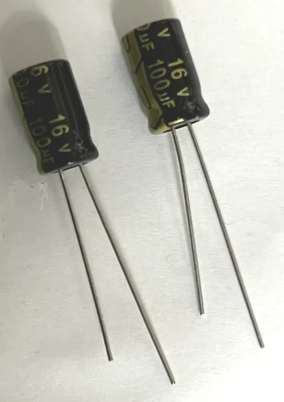 2 x 100uf 16v capacitor to fix P95 audio issue