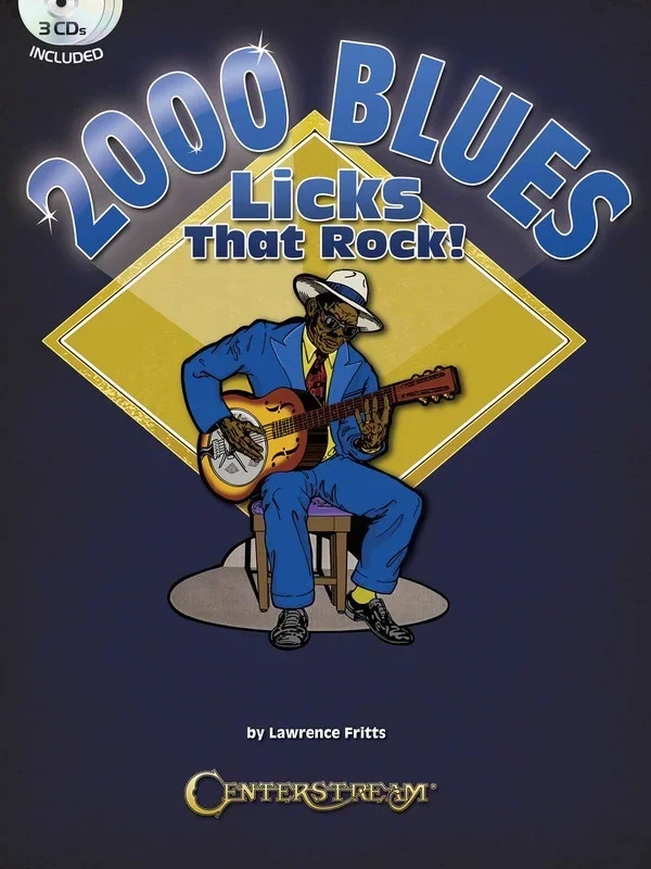 2000 Blues Licks That Rock Book/3CD (Softcover Book/CD)