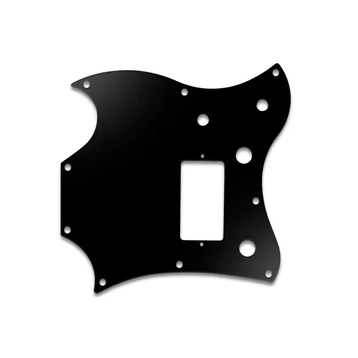 2011 Gibson Sg Melody Maker – Matte Black .090″ / 2.29mm thick, with bevelled edge.