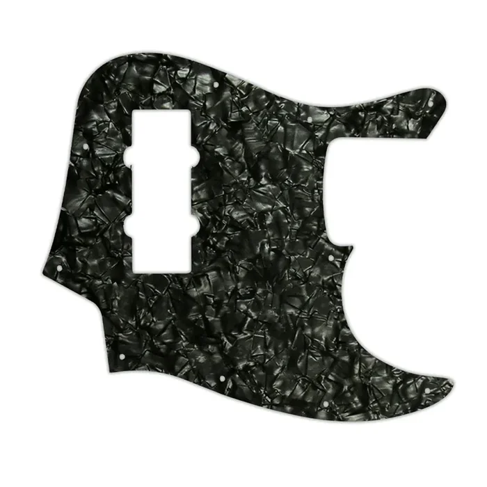 2014 Made In China 4 String Modern Player Jazz Bass Satin – Black Pearl/White/Black 3 Ply