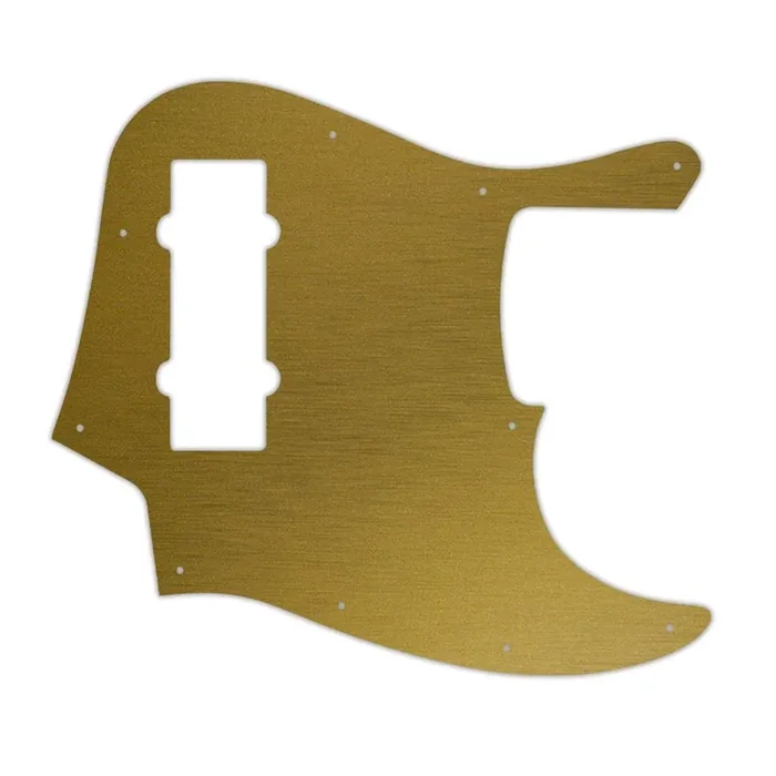 2014 Made In China 5 String Modern Player Jazz Bass V Satin – Brushed Gold