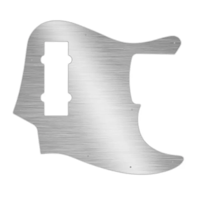 2014 Made In China 5 String Modern Player Jazz Bass V Satin – Brushed Silver (Simulated)