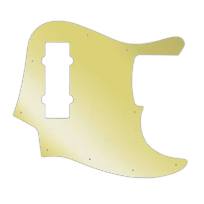 2014 Made In China 5 String Modern Player Jazz Bass V Satin – Gold Mirror