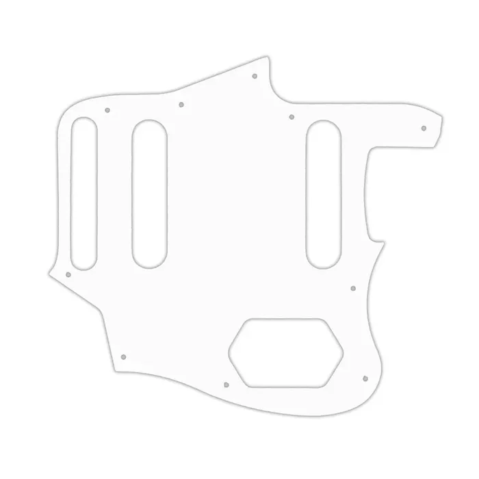 2015-2018 Made In Mexico Classic Series 60s Jaguar Lacquer – Thin Shiny White .060″ / 1.52mm Thickness, No bevelled Edge