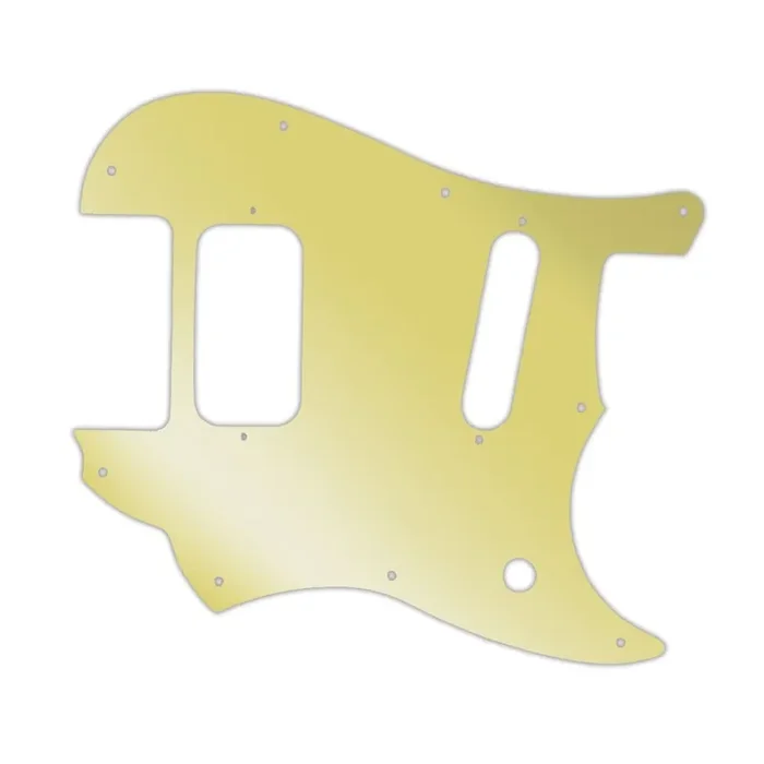 2016-2019 Made In Mexico Duo-Sonic Offset HS – Custom Designed For Kurt Cobain Mustang Modification – Gold Mirror