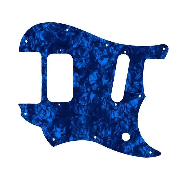 2016-2019 Made In Mexico Duo-Sonic Offset HS – Custom Designed For Kurt Cobain Mustang Modification – Dark Blue Pearl Black/White/Black Lamination