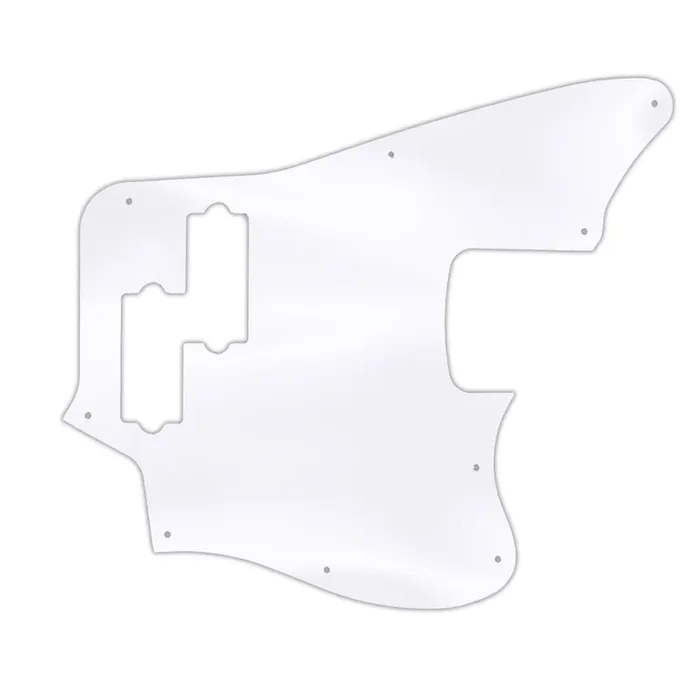 2018 Player Series Jaguar Bass – Clear Acrylic Thick