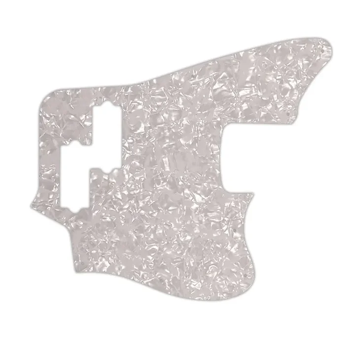 2018 Player Series Jaguar Bass – White Pearl W/B/W Lamination