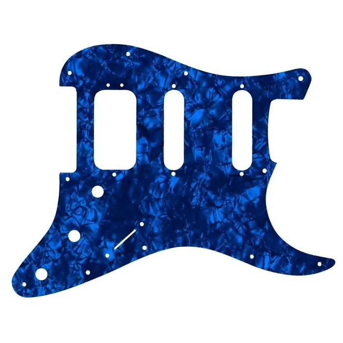2019 American Ultra Stratocaster HSS – Dark Blue Pearl Black/White/Black Lamination