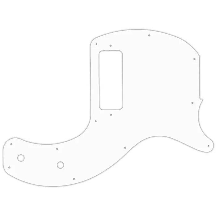 2019-Present Les Paul Junior Tribute DC – Thin Shiny White .060″ / 1.52mm Thickness, No bevelled Edge