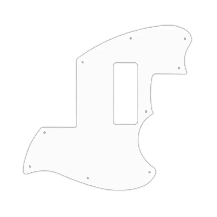 2019-Present Made In Mexico Alternate Reality Powercaster – Solid Shiny White .090″ / 2.29mm thick, with bevelled edge