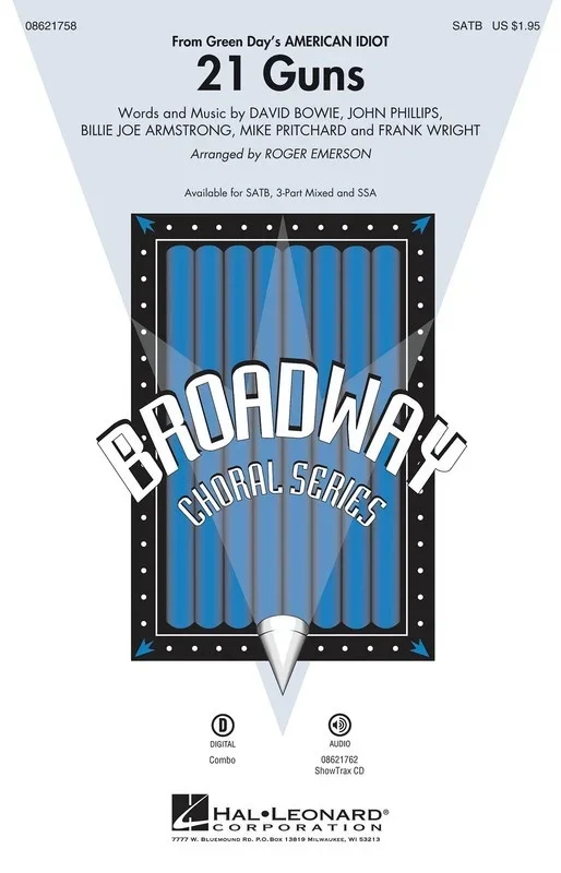 21 Guns From American Idiot ShowTrax CD (CD Only)