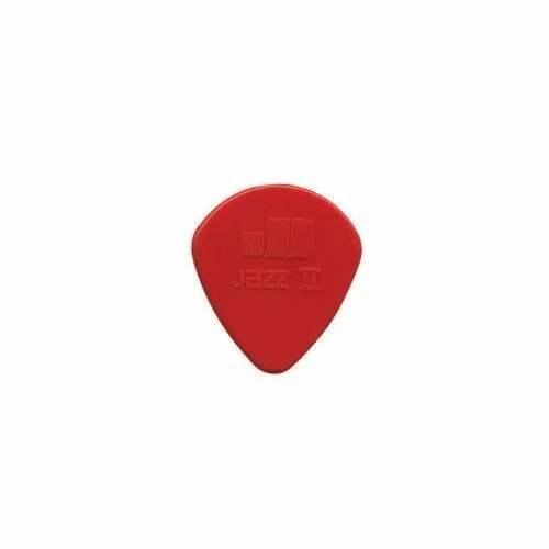 24 x Jim Dunlop Jazz II Red Guitar Picks / Plectrums 47R2N Free Post