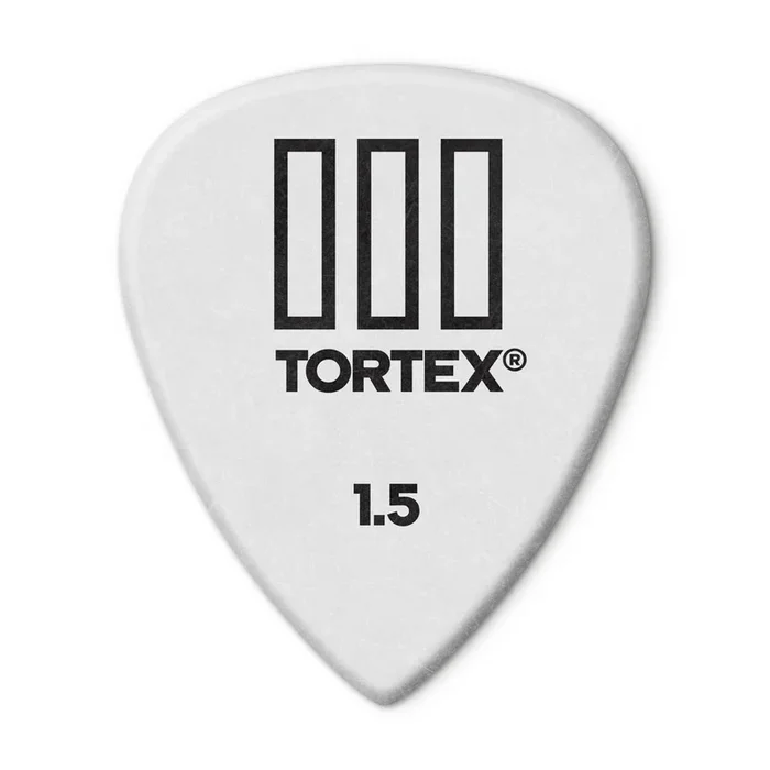 24 x Jim Dunlop Tortex TIII White 1.50mm Guitar Picks T3 USA 462R