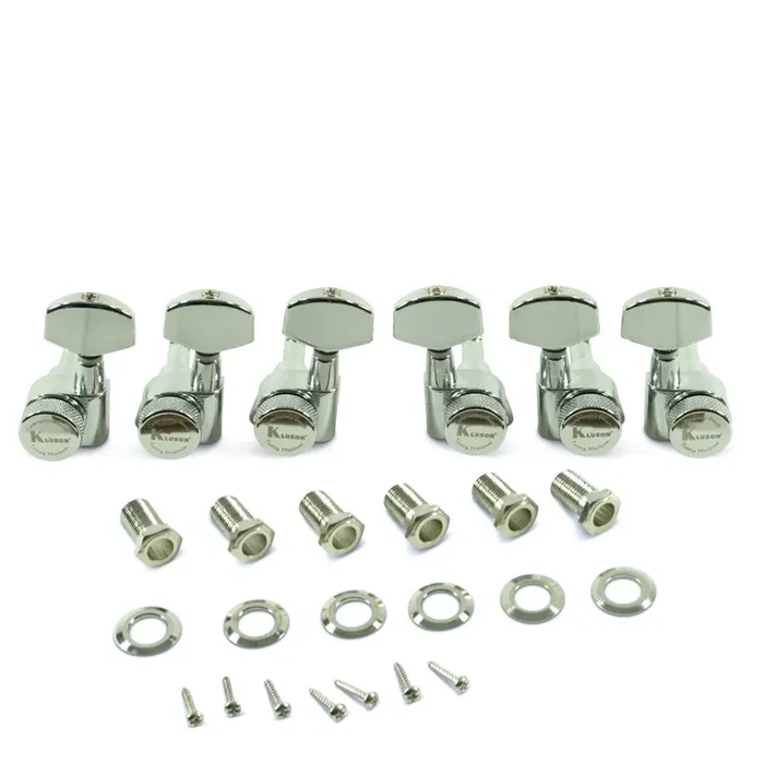 3 Per Side Locking Contemporary Diecast Series Tuning Machines 19 1 Gear Ratio