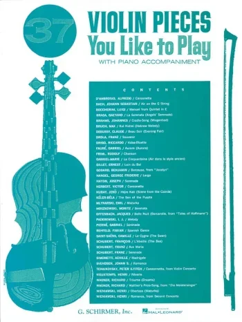 37 Violin Pieces You Like To Play: Violin & Piano (Schirmer)