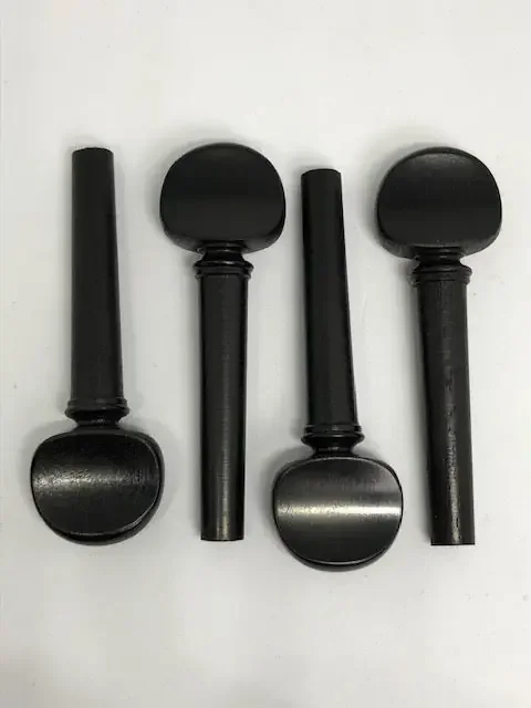 4/4 Ebony Violin Pegs – Pack of 4