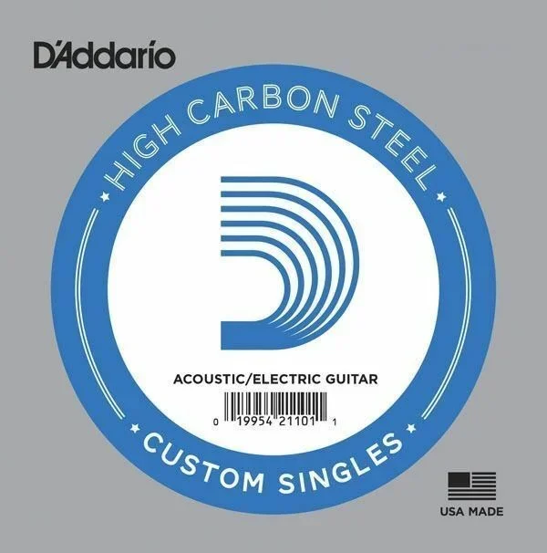 5 x D’Addario PL012 Single Plain Steel .012 Acoustic or Electric Guitar Strings