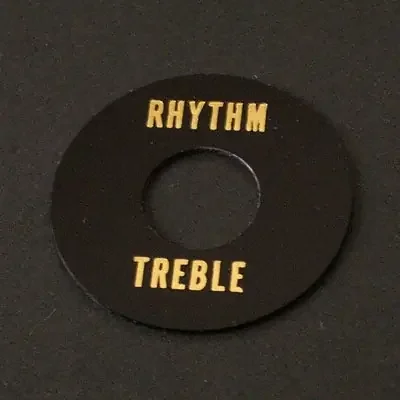56 Les Paul Custom Rhythm/Treble Ring Poker Chip Black Plain