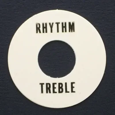56 Les Paul Rhythm/Treble Ring Poker Chip Cream Plain