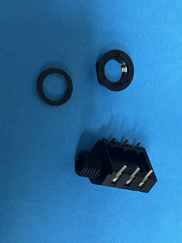 6.35mm 1/4″ PCB Mounting Stereo Jack Socket Audio Connector