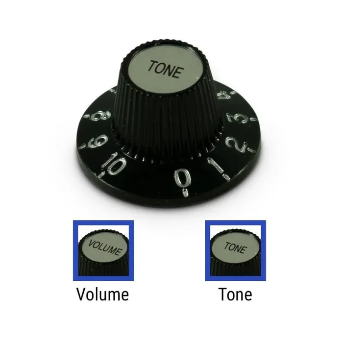 “Witch Hat” USA 24 Spline Knob Black