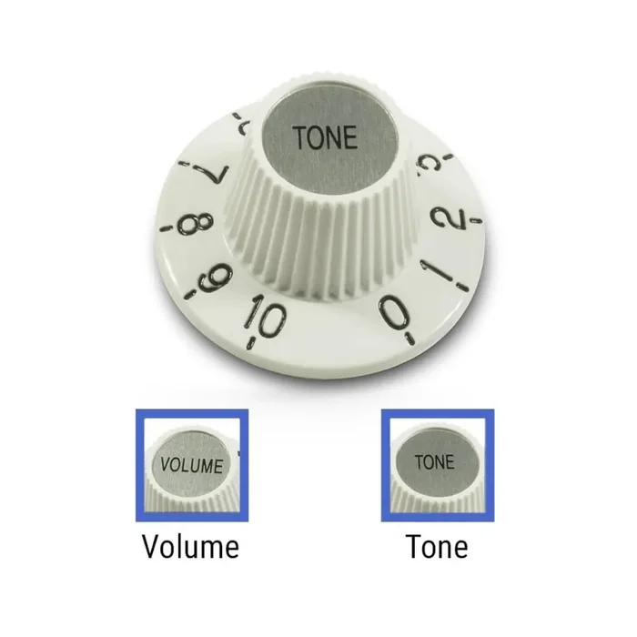 “Witch Hat” USA 24 Spline Knob White