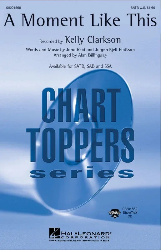 A Moment Like This ShowTrax CD (CD Only)