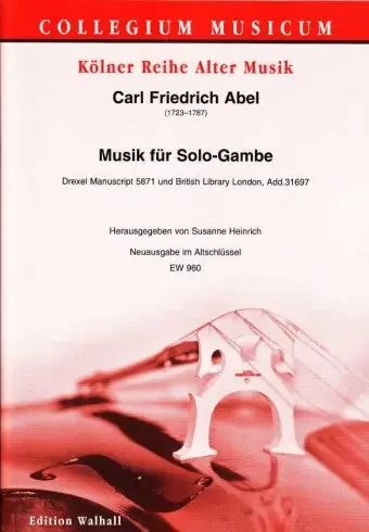 Abel Music for Viola da Gamba Solo