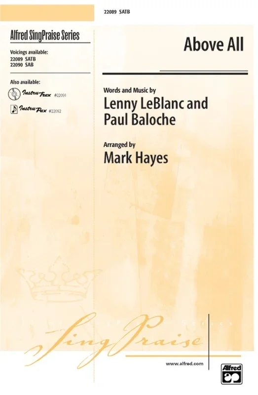 Above All SATB