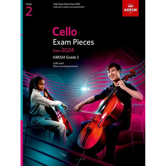 ABRSM Cello Exam Pieces from 2024, ABRSM Grade 2, Cello Part & Piano Accompaniment