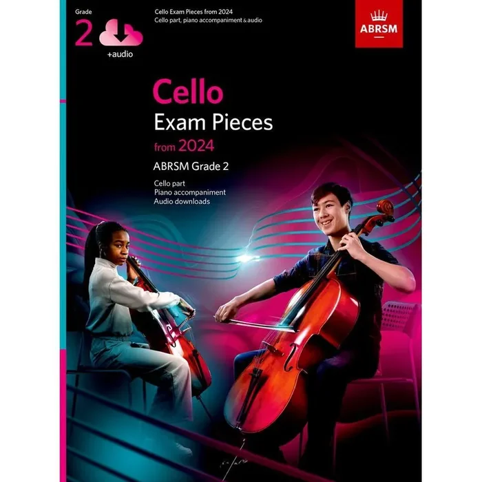 ABRSM Cello Exam Pieces from 2024, ABRSM Grade 2, Cello Part, Piano Accompaniment & Audio