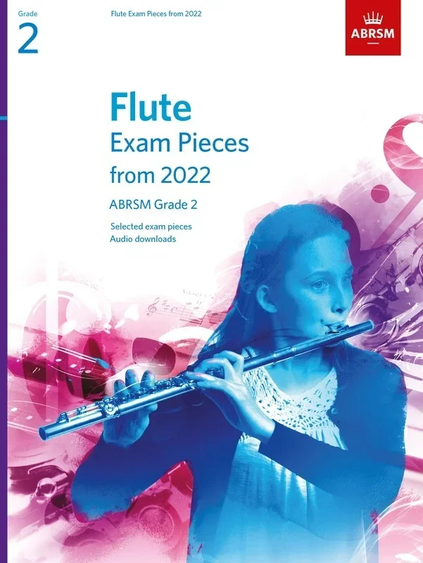 ABRSM Flute Exam Pieces From 2022 Grade 2 Bk/Ola Sftcvr/Online Audio (Flute)