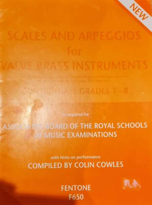 ABRSM Scales and Arpeggios for Valve Brass Instruments