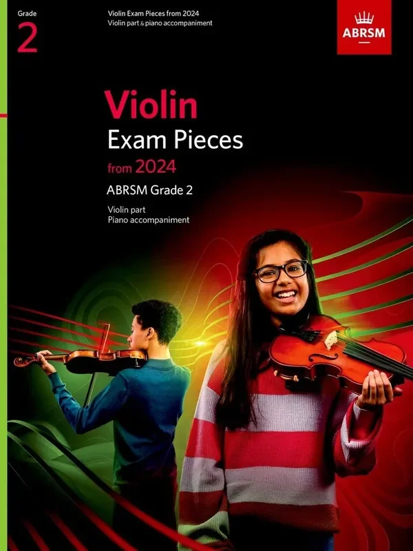 ABRSM Violin Exam From 2024 With Piano Accompaniment – Grade 2