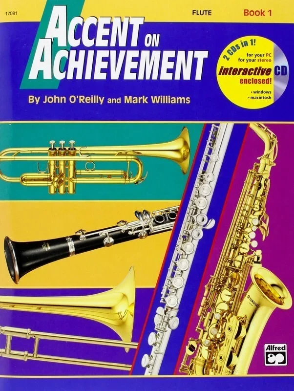 Accent On Achievement Book 1 Flute (Softcover Book/CD)