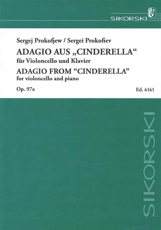 ADAGIO FROM CINDERELLA OP 97A VC/Piano