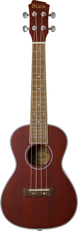 Adam Black Electric Acoustic Concert Ukulele – Satin Red