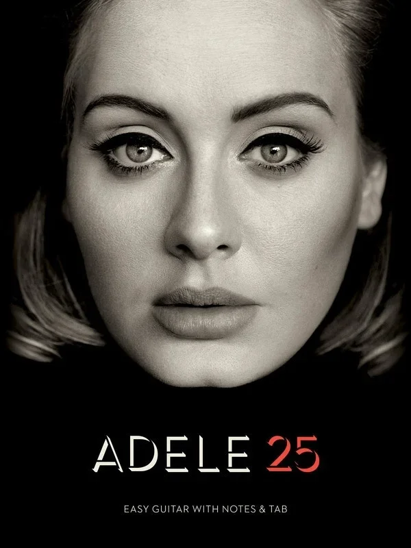 Adele – 25 Easy Guitar Notes and TAB (Softcover Book)