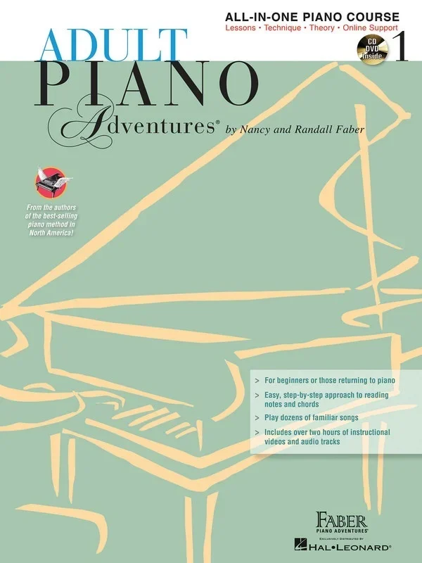 Adult Piano Adventures All-In-One Lesson Book 1 (Softcover Book/CD)