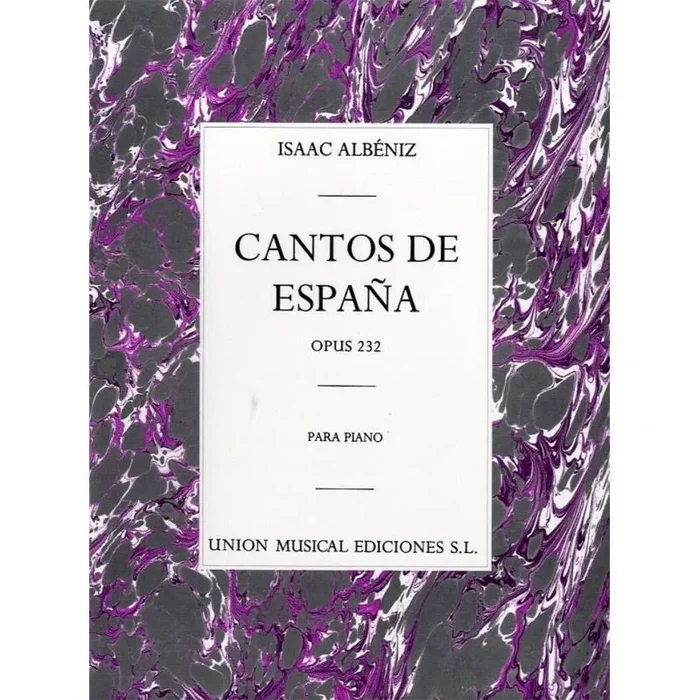 Albéniz, Isaac – Albeniz Cantos De Espana Op.232 Complete Piano