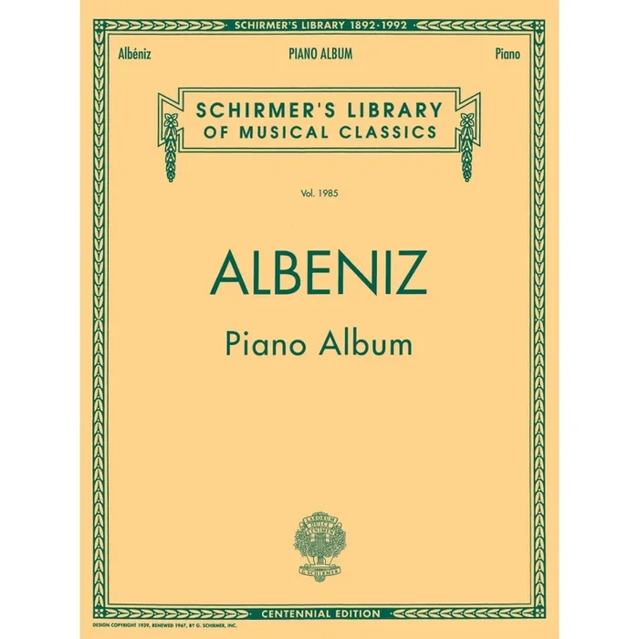 Albéniz, Isaac – Piano Album