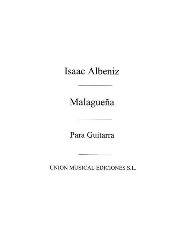 Albeniz Malaguena Guitar (Bitetti)(Arc)