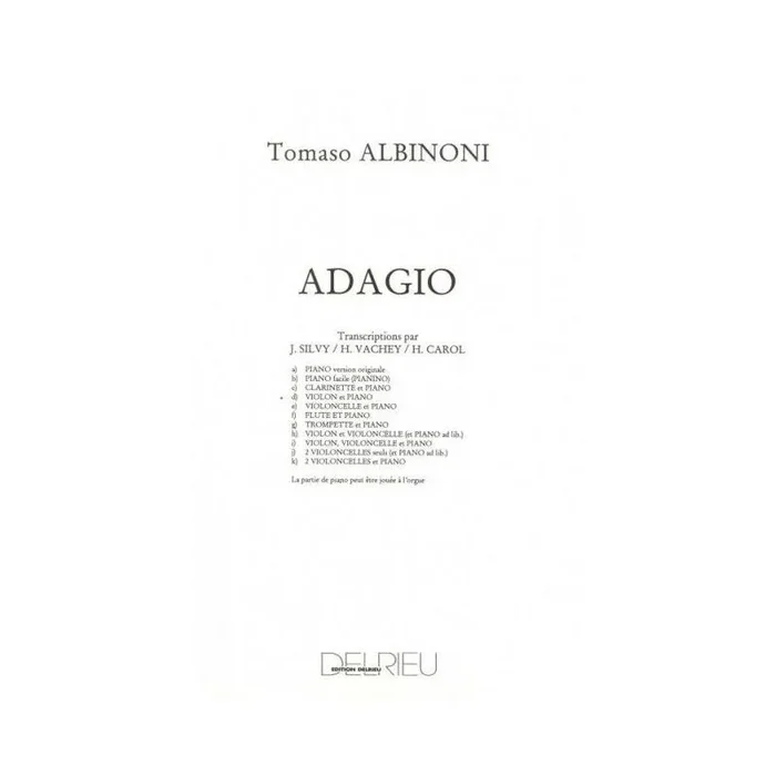 Albinoni, Tomaso – Adagio