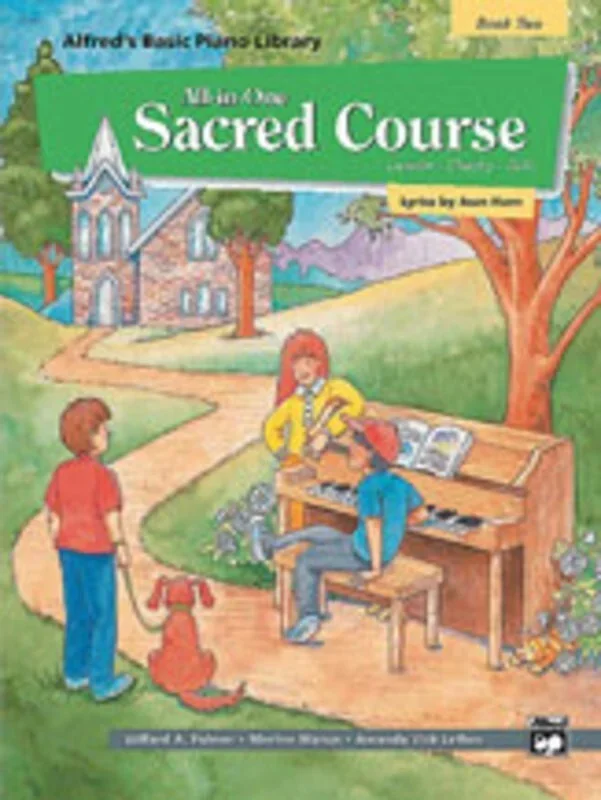 Alfred’s Basic Piano All In One Sacred Course Book 2 (Softcover Book)